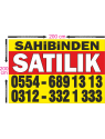 Sahibinden SATILIK Branda Afiş 1.Kalite AVRUPA BRANDA 200x200cm Tasarım03